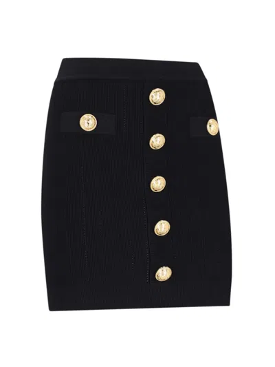Balmain Skirt In Black