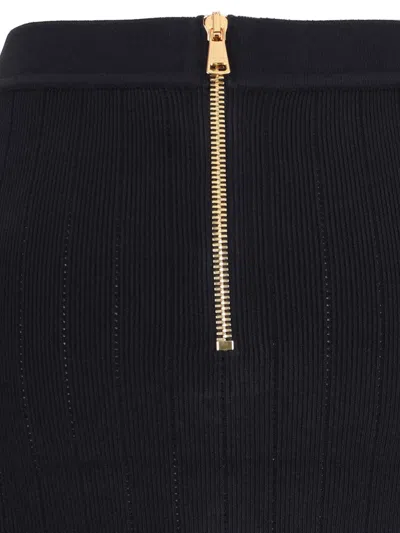 Balmain Skirt In Black