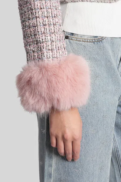 Self-portrait Self Portrait Crystal-embellished Tweed Jacket In Multi