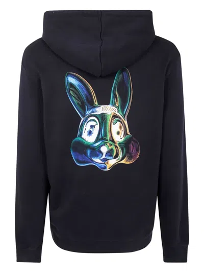 Paul Smith Graphic-print Hoodie In Black