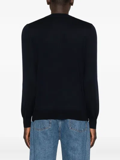 Giuuno Fein Gestrickter Pullover In Black