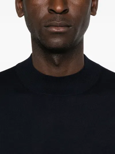 Giuuno Fein Gestrickter Pullover In Black