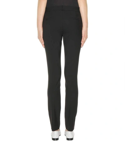Shop The Row Franklin Stretch Wool Trousers In Llack