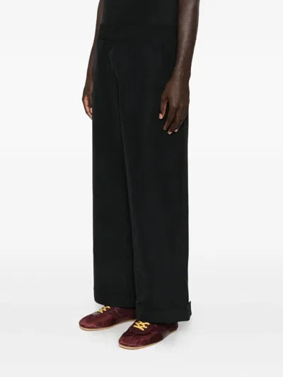 Plan C Hose Mit Elastischem Bund In Black