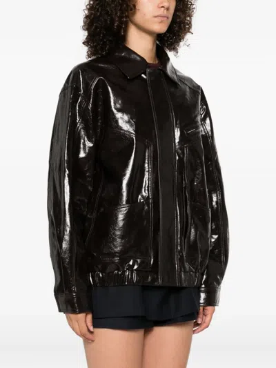 Maje Jacke Mit Einsätzen In Black