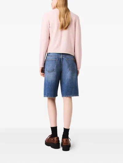 Maje Cardigan Mit Knopfleiste In Pink