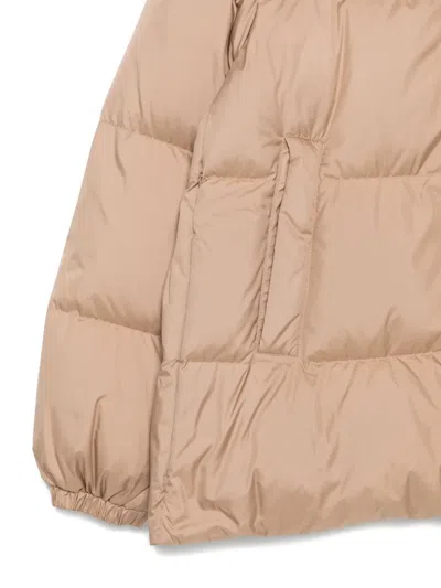 Moncler Daunenjacke Esnaie Mit Teddyfleece In Neutral