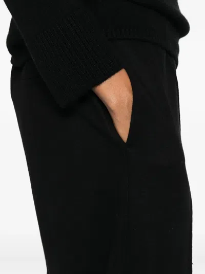 Vince Satin-trim Pants In Black