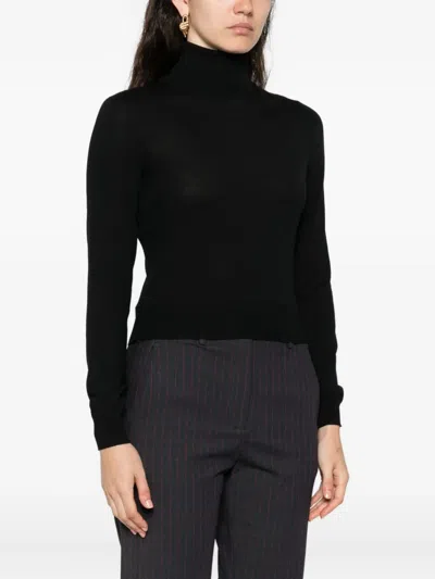 Goes Botanical Pullover Mit Rollkragen In Black