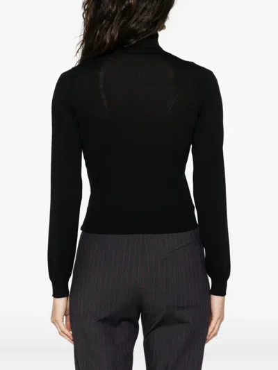 Goes Botanical Pullover Mit Rollkragen In Black