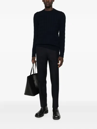 Husbands Buckled Pants In Blue