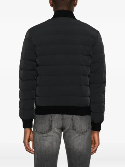 The Jack Leathers Quilted-sleeve Jacket In Multi
