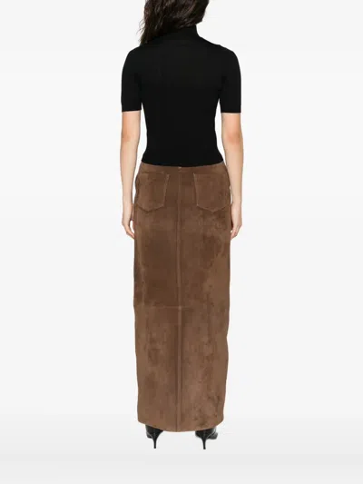 Goes Botanical Kurzärmeliger Rollkragenpullover In Black