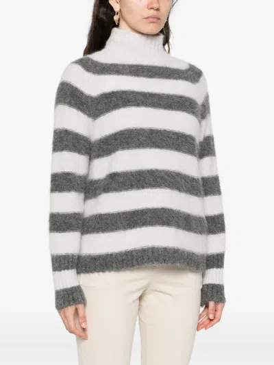 Peserico Alpaca-blend Sweater Vest In Gray