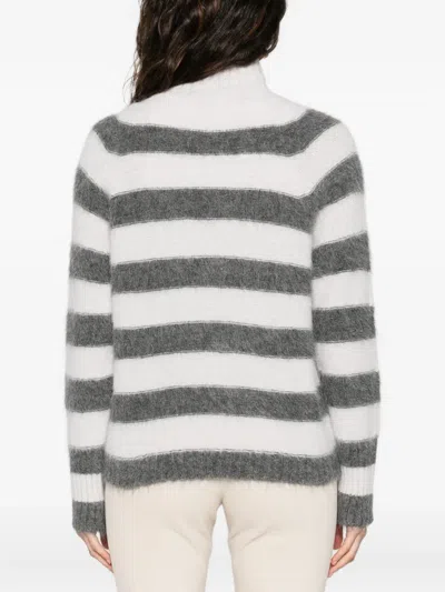 Peserico Alpaca-blend Sweater Vest In Gray