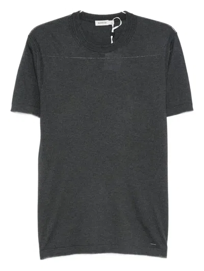 Simkhai Silk-cashmere-blend Knitted Nathan T-shirt In Gray