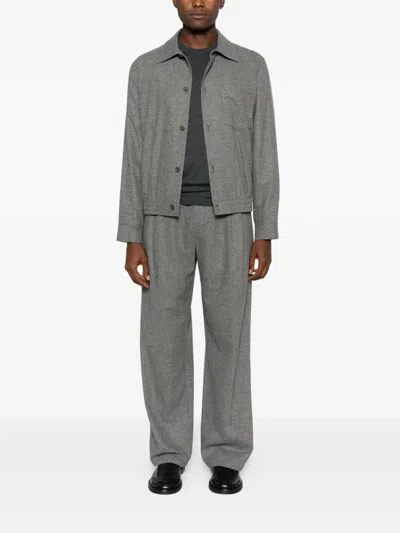 Simkhai Silk-cashmere-blend Knitted Nathan T-shirt In Gray