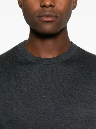 Simkhai Silk-cashmere-blend Knitted Nathan T-shirt In Gray