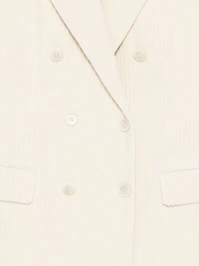 P.a.r.o.s.h Doppelreihiger Blazer In Neutral