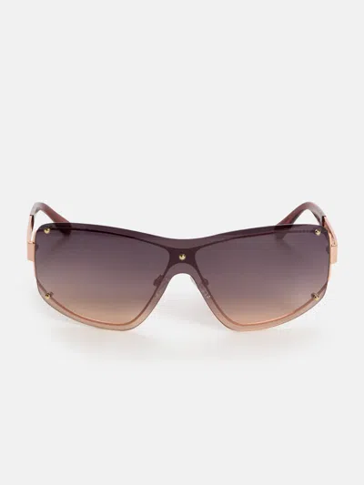 Guess Factory Backmounted Shield Sunglasses In Multi