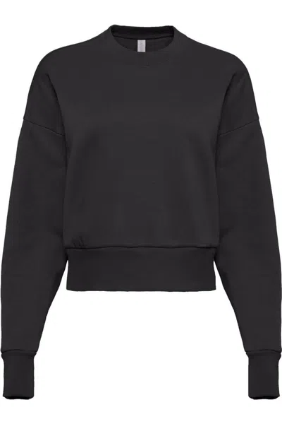 Next Level Women's Heavyweight Crewneck Sweatshirt In Blue