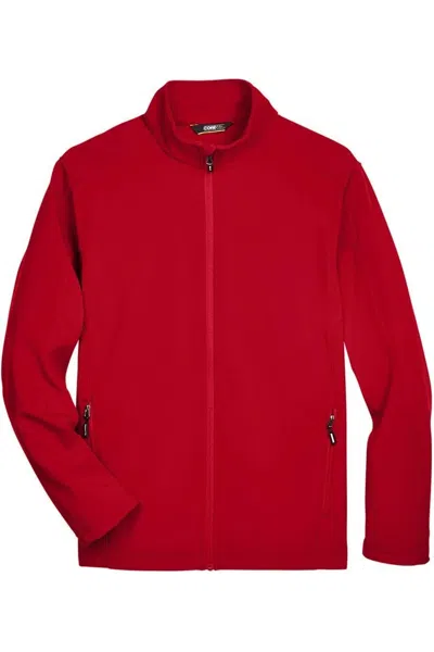 Core365 Cruise Two-layer Fleece Bonded Soft Shell Jacket In Red