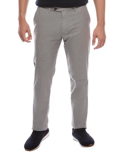 Scotch & Soda Flat Front Pant In Gray