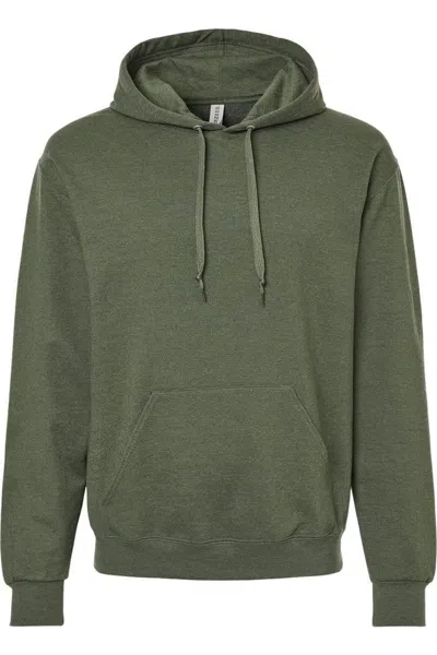 Jerzees Ultimate Cvc Hooded Sweatshirt In Green