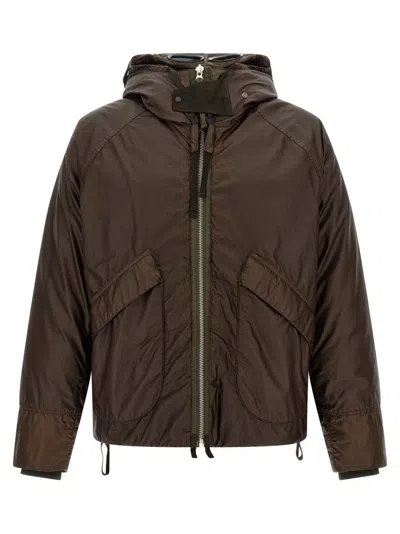 C.p. Company Medium Jacket Puffer Jackets Brown In Black