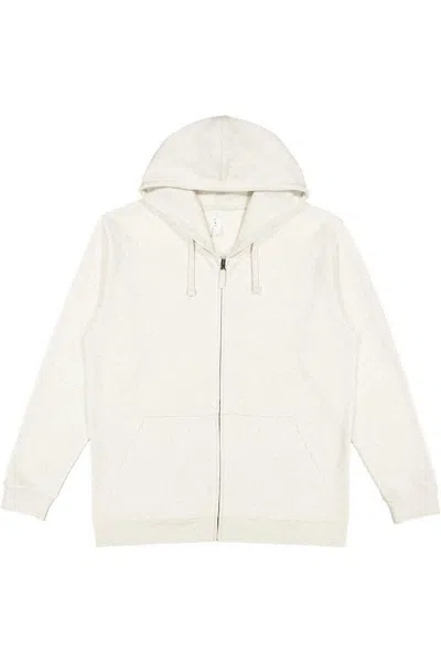 Lat Full-zip Fleece Hoodie In Gray