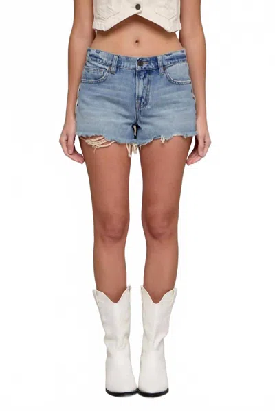 Hidden Women's Kayla Rivet Denim Shorts In Medium Wash In Blue
