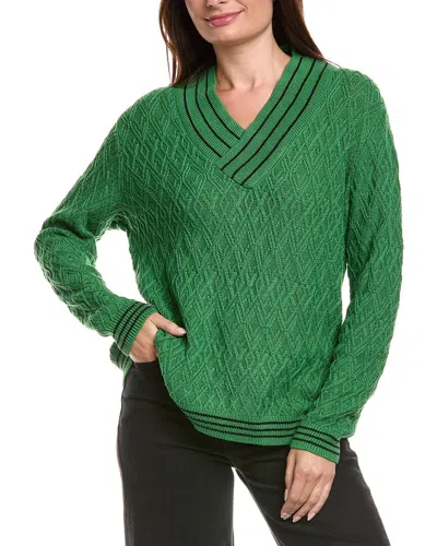 Cabi Lucky Day Pullover In Green
