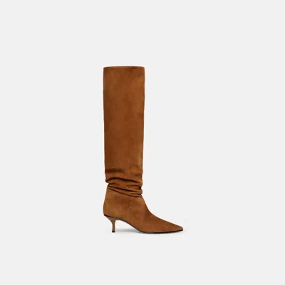 Scarosso Barbara Pointed-toe Boots In Brown