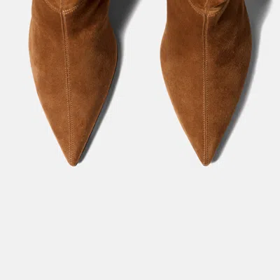 Scarosso Barbara Pointed-toe Boots In Brown