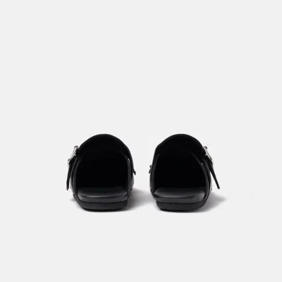 Scarosso Gaia Studded Mule Flat Shoes In Animal Print