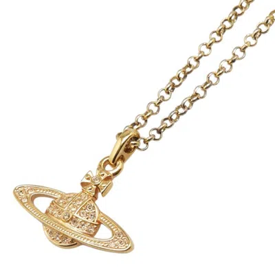 Pre-owned Vivienne Westwood Plating Pendant Necklace () In Gold