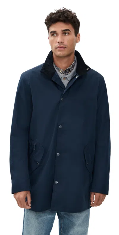 Barbour Chelsea Waterproof Jacket Navy In Blue