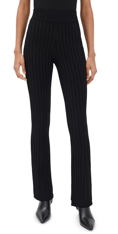 Cara Cara Stella Pants Black Knit In Black