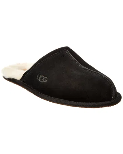 Ugg Scruff Suede Slipper In Black
