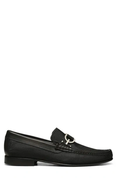 Donald Pliner Dacio Moc Toe Loafer In Black
