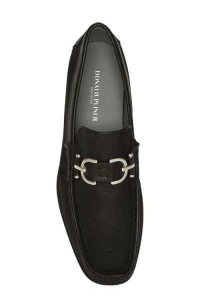 Donald Pliner Dacio Moc Toe Loafer In Black