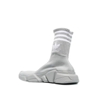 Balenciaga X Adidas Speed 2.0 Lt Sock Women's Sneakers In Gray