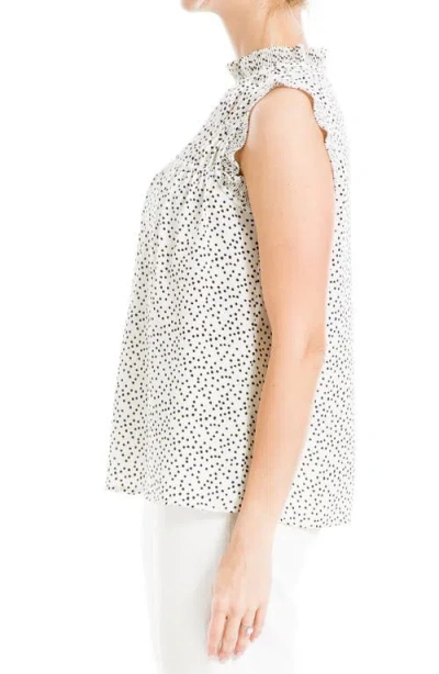 Max Studio Smocked Sleeveless Top In Multi