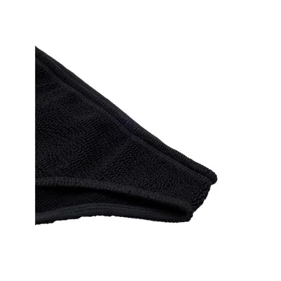 Bottega Veneta Two Piece Costume In Black Machining Mille Pieghe  In Black