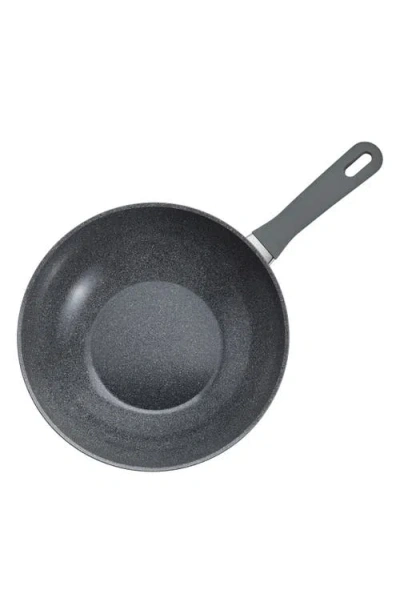 Zwilling Parma Plus Ceramic 11-inch Aluminum Ceramic Nonstick Wok With Lid In Gray