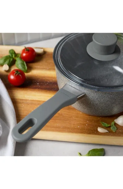 Zwilling Parma Plus Ceramic Nonstick 3-quart Sauce Pan With Lid In Gray