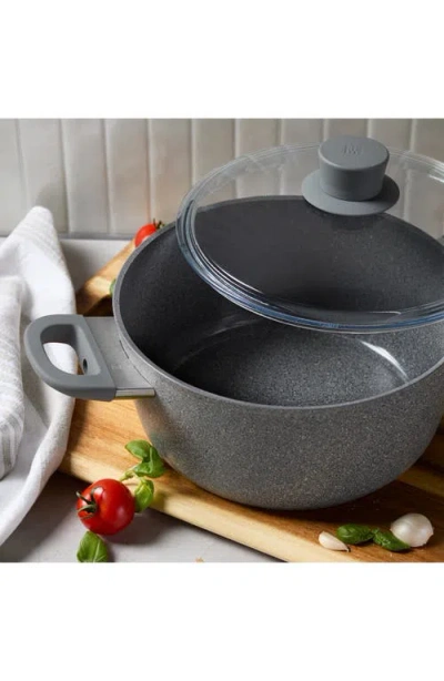 Zwilling Parma Plus Ceramic 4.8-qt Aluminum Ceramic Nonstick Dutch Oven With Lid In Gray