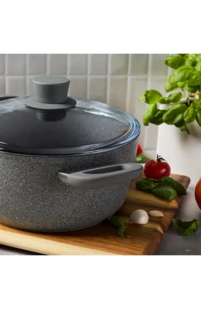 Zwilling Parma Plus Ceramic 4.8-qt Aluminum Ceramic Nonstick Dutch Oven With Lid In Gray