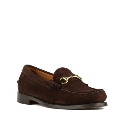 Sebago Mocassin Joe Modena Suede Dark Brown In Brown