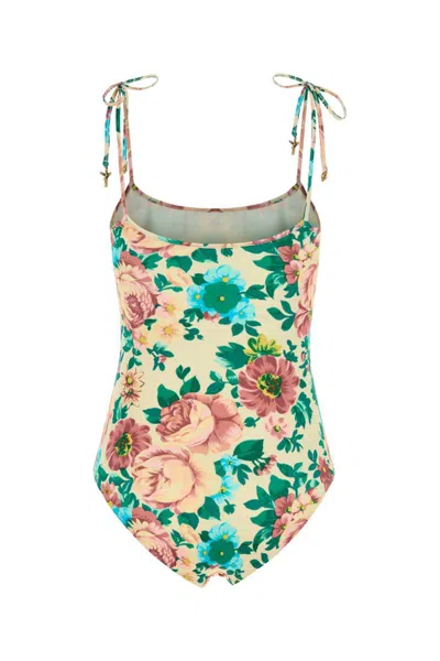 Chloé Chloe Women Printed Stretch Nylon Swimsuit In Neutral
